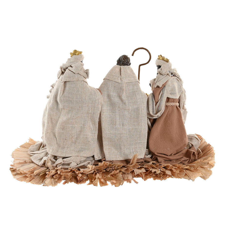 Christmas nativity set Home ESPRIT Brown Beige Resin-2