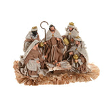 Christmas nativity set Home ESPRIT Brown Beige Resin-1