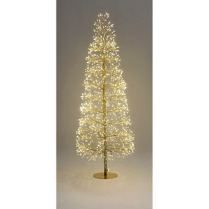 Christmas Tree Home ESPRIT Golden 40 x 40 x 120 cm-0