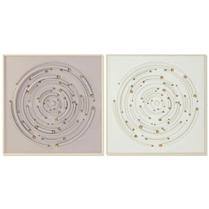Canvas Home ESPRIT polystyrene Canvas 100 x 3,5 x 100 cm-0