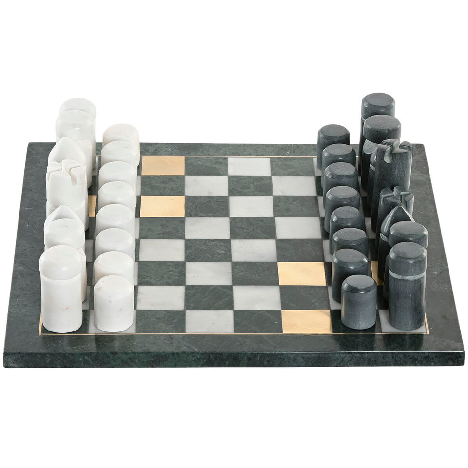 Chess Home ESPRIT Brass Marble-4