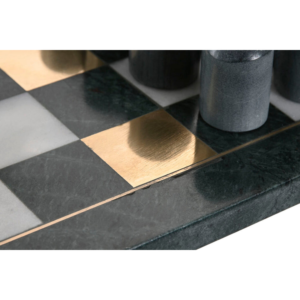Chess Home ESPRIT Brass Marble-2