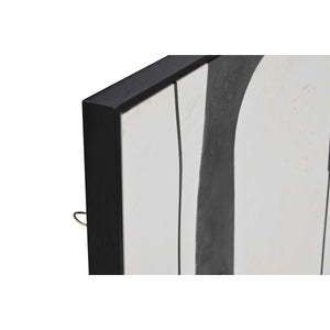 Canvas Home ESPRIT Brown Black Abstract Urban 90 x 4 x 120 cm (2 Units)-3
