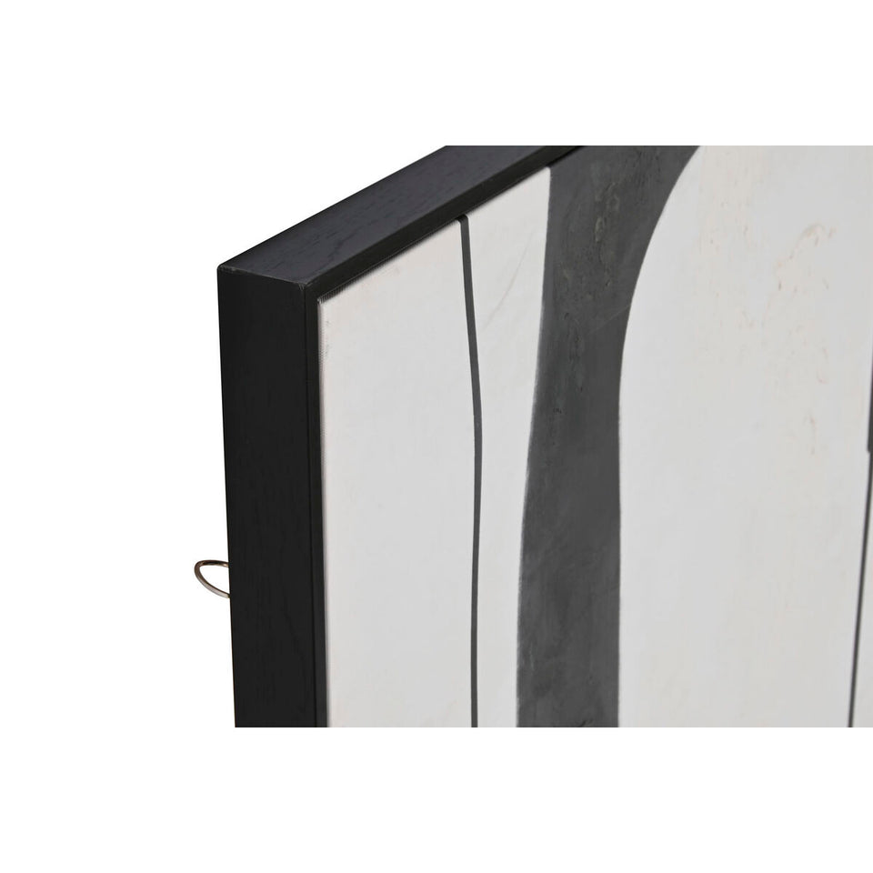 Canvas Home ESPRIT Brown Black Abstract Urban 90 x 4 x 120 cm (2 Units)-3