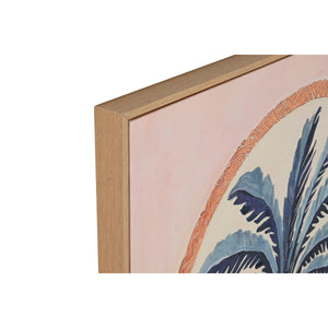 Canvas Home ESPRIT Green Beige Palms Colonial 75 x 4 x 100 cm (2 Units)-3