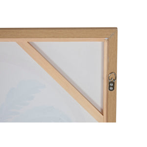 Canvas Home ESPRIT Green Beige Palms Colonial 75 x 4 x 100 cm (2 Units)-1