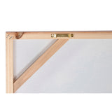 Canvas Home ESPRIT Brown Golden Colonial African Woman 90 x 3 x 120 cm (2 Units)-1