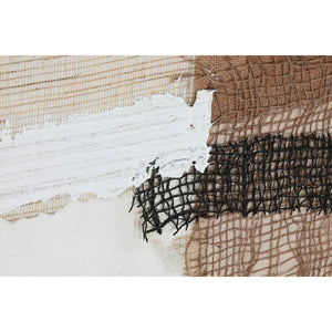 Canvas Home ESPRIT Brown Grey Abstract Urban 150 x 3 x 50 cm (2 Units)-2