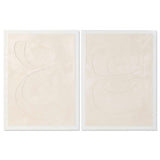 Canvas Home ESPRIT Beige Modern Scandinavian 90 x 3,5 x 120 cm (2 Units)-0
