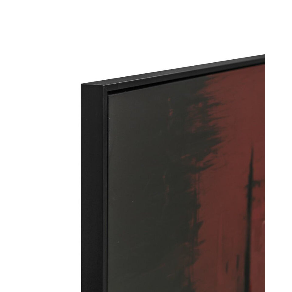 Canvas Home ESPRIT Black Red Modern 83 x 4 x 123 cm (2 Units)-3