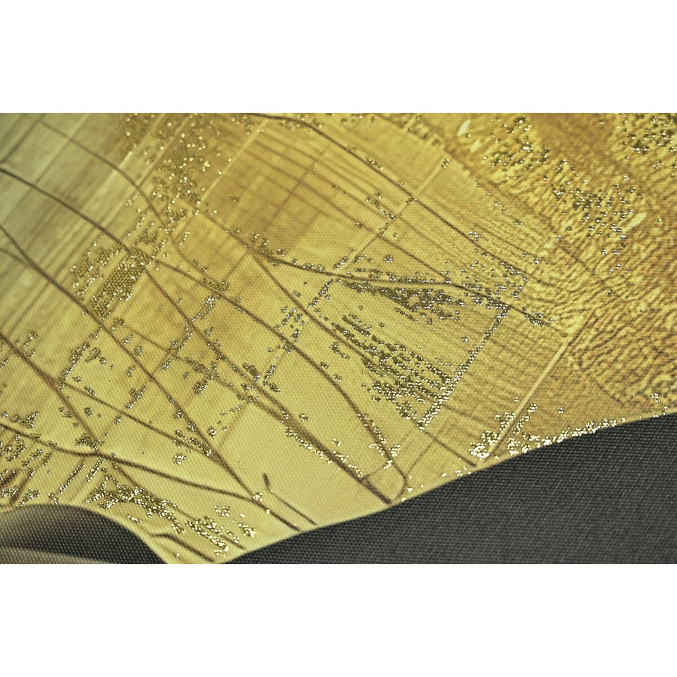 Canvas Home ESPRIT Black Golden 83 x 4 x 123 cm (2 Units)-3