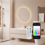 Bathroom mirror with LED light KSIX Oasis E 36 W 1000 Lm-6