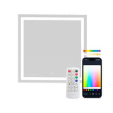 Bathroom mirror with LED light KSIX Aqua E 36 W 1300 lm-0