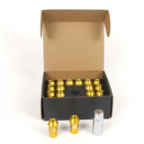 Set Nuts OMP 7075 Gold 40 mm 20 uds M12 x 1,25-3