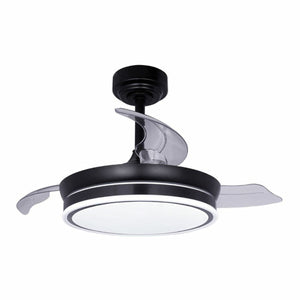 Ceiling Fan CristalRecord 85-065-46-180 Black 45 W Ø 92 cm-8