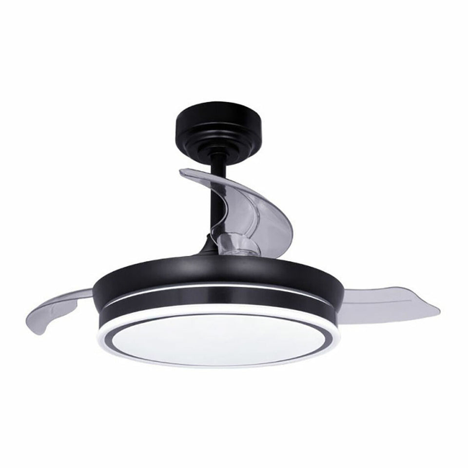 Ceiling Fan CristalRecord 85-065-46-180 Black 45 W Ø 92 cm-8