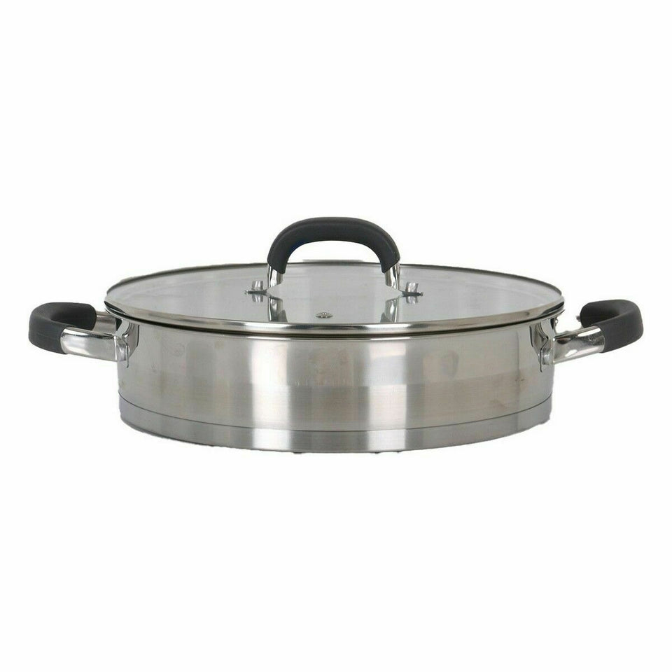 Casserole with glass lid Quttin 2,2 L (4 Units)-1