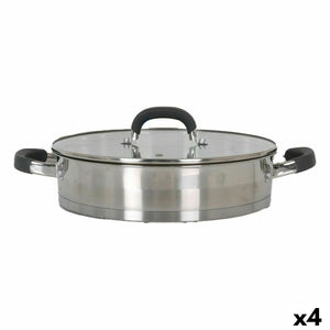 Casserole with glass lid Quttin 2,2 L (4 Units)-0