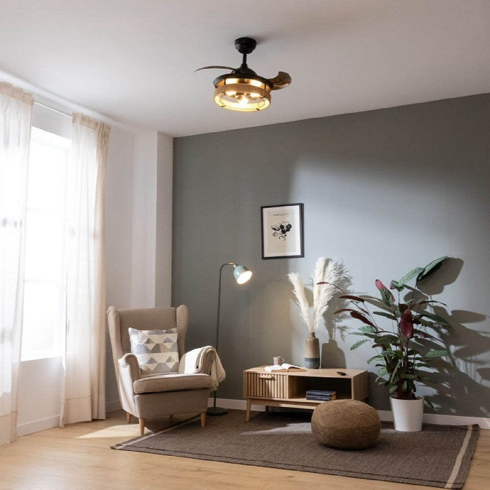Ceiling Fan with Light Cecotec EnergySilence Aero 3600 25 W-2