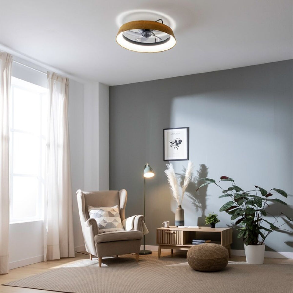 Ceiling Fan with Light Cecotec EnergySilence LampAero 600 Green 20 W 45 W-1