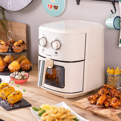 Air Fryer InnovaGoods Vynner Pro 6500 Cream 1700 W 6,5 L Stainless steel-0