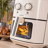 Air Fryer InnovaGoods Vynner Pro 6500 Cream 1700 W 6,5 L Stainless steel-9