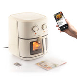 Air Fryer InnovaGoods Vynner Pro 6500 Cream 1700 W 6,5 L Stainless steel-4