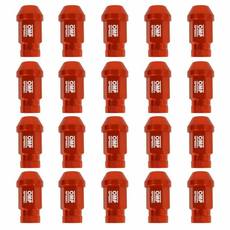 Set Nuts OMP 7075 Orange 20 uds M14 x 1,25-2