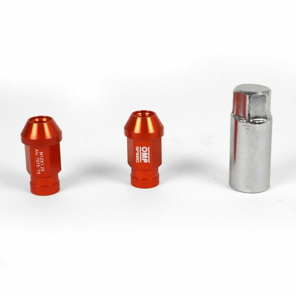 Set Nuts OMP 7075 Orange 20 uds M14 x 1,25-0