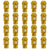 Set Nuts OMP 7075 Yellow 20 uds M14 x 1,25-2