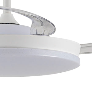 Ceiling Fan CristalRecord White 72 W (3000 K) (4000 K)-8