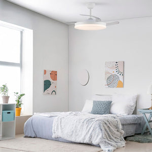 Ceiling Fan CristalRecord White 72 W (3000 K) (4000 K)-5