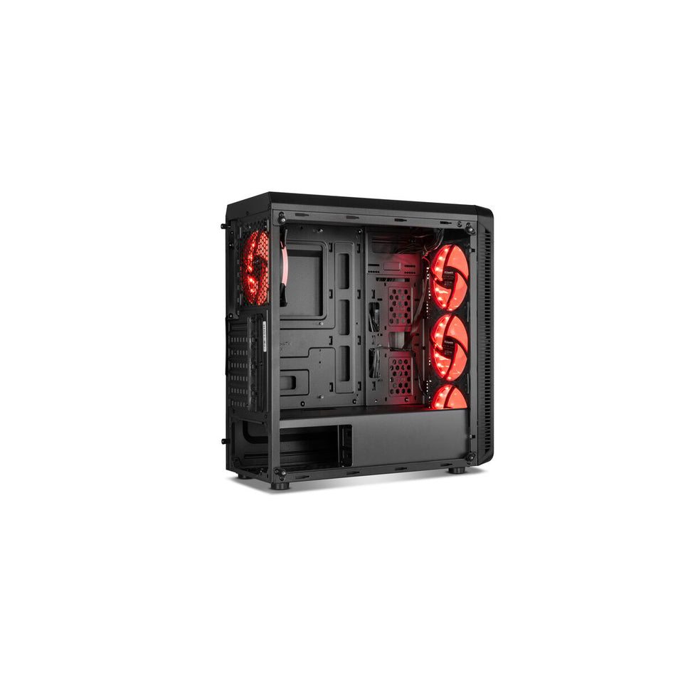 ATX Semi-tower Box Nox-Xtreme NXHUMMERTGM Black-2