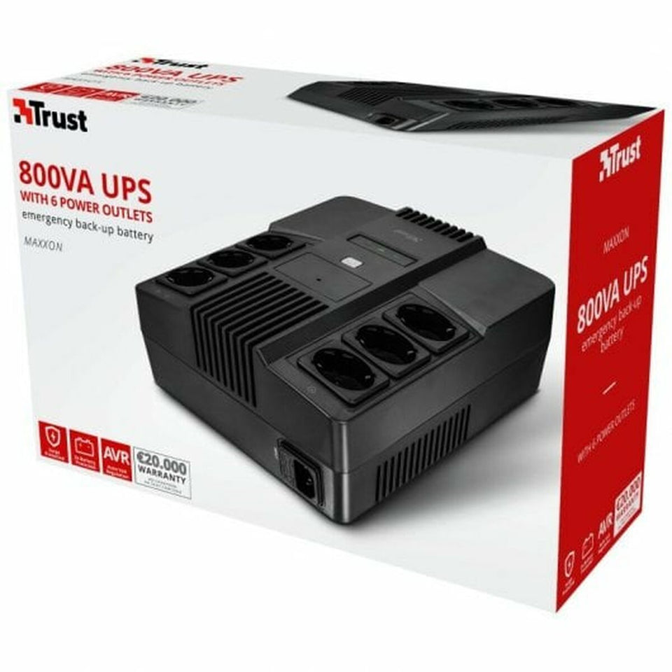 Uninterruptible Power Supply System Interactive UPS Trust 23326 800 VA-2