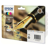 Original Ink Cartridge Epson Multipack 16 Yellow Black Cyan Magenta-0