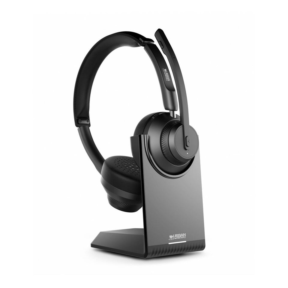 Bluetooth Headset with Microphone Urban Factory HBV65UF Black-7