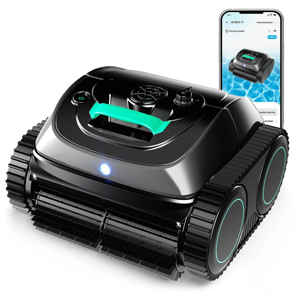 WYBOT C1 Robotic Pool Cleaner Vacuum with APP [Upgraded Design]-0