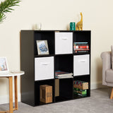 9 kockás tárolópolc 3 kosárral-3