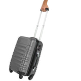 4 db-os merev falú bőrönd szett, 4 színben-szürke-2