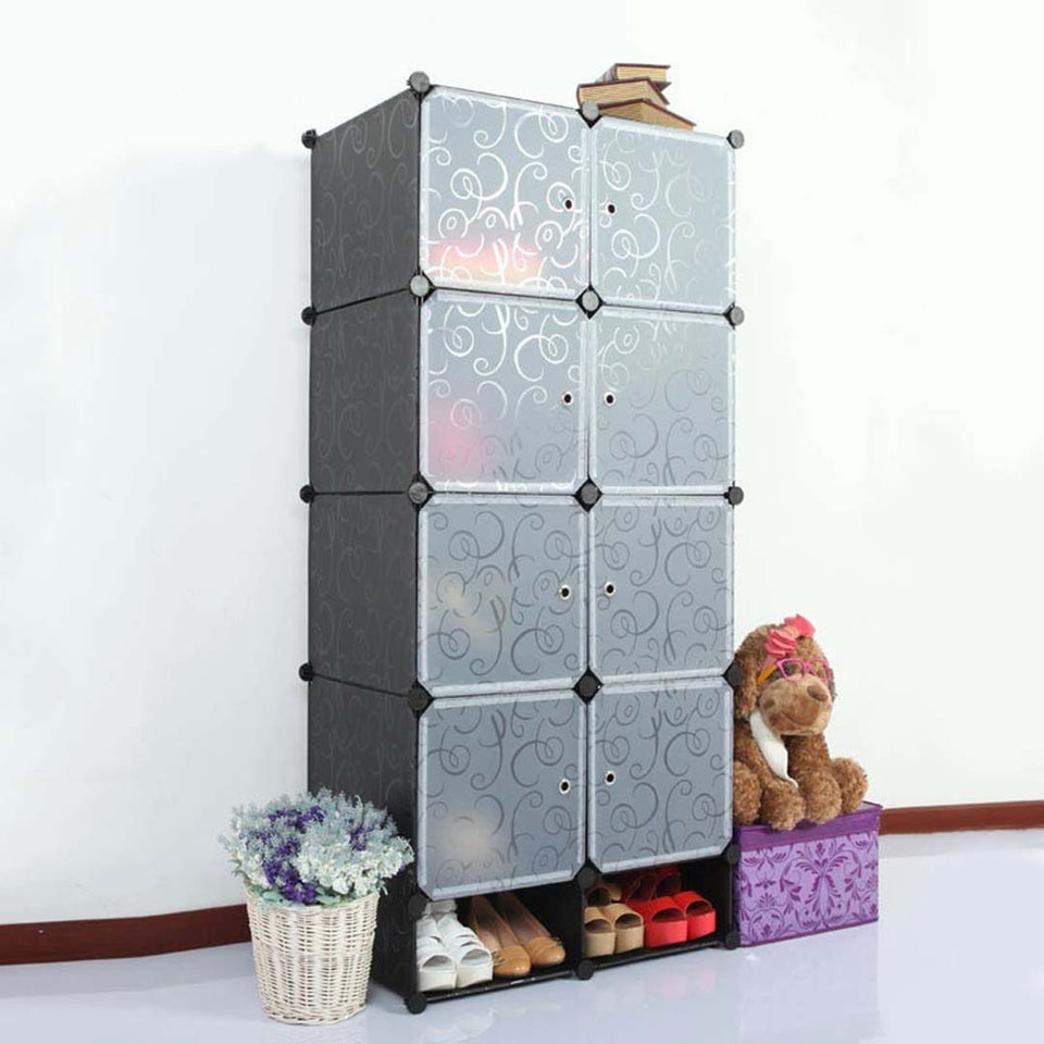 Plastic battery cabinet-black-2