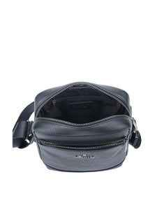 Borsa a tracolla da uomo In Vera pelle Made in Italy 20x25x9 cm-3