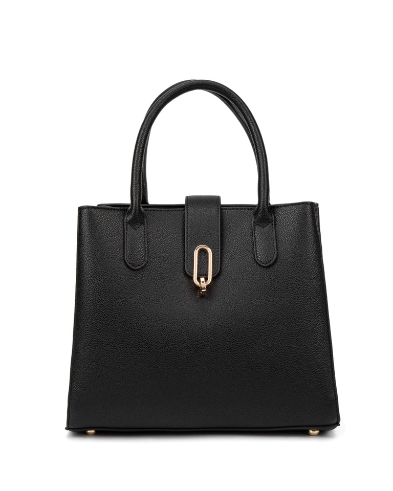 Borsa a mano da donna Pelle vegana Prodotto Vegano 28x14x10 cm-0