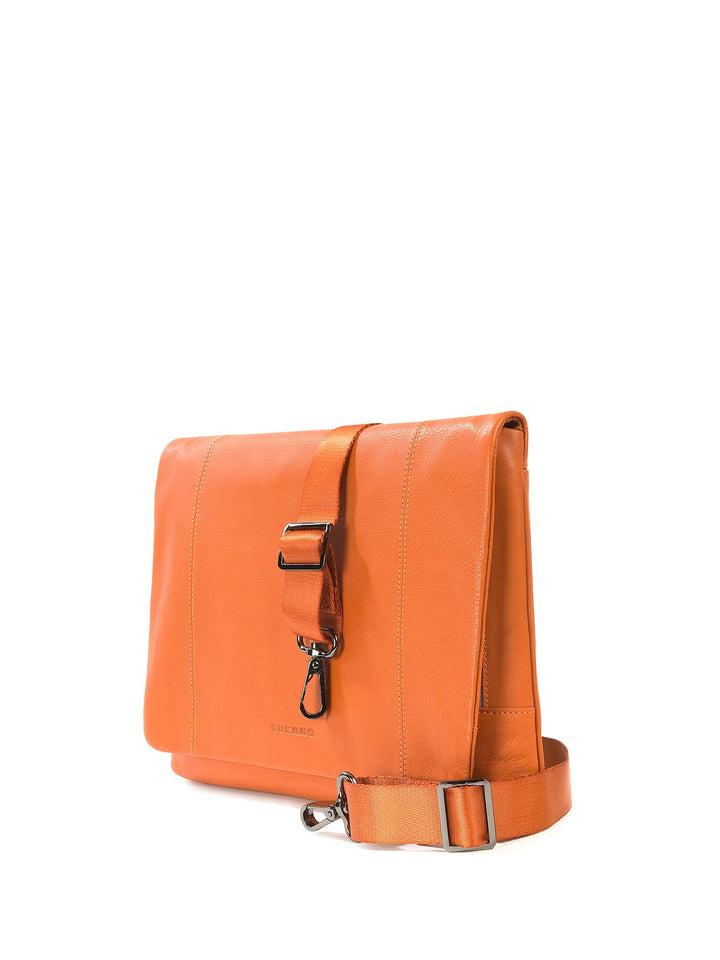 Borsa a tracolla unisex In Vera pelle Made in Italy 23,5x34x4,5 cm-1