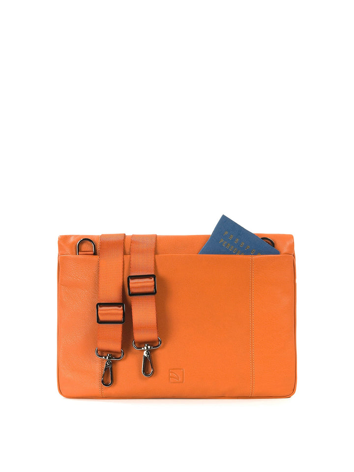 Borsa a tracolla unisex In Vera pelle Made in Italy 23,5x34x4,5 cm-3