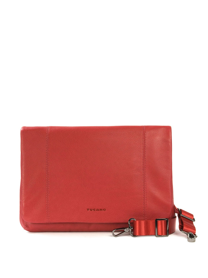 Borsa a tracolla unisex In Vera pelle Made in Italy 23,5x34x4,5 cm-0
