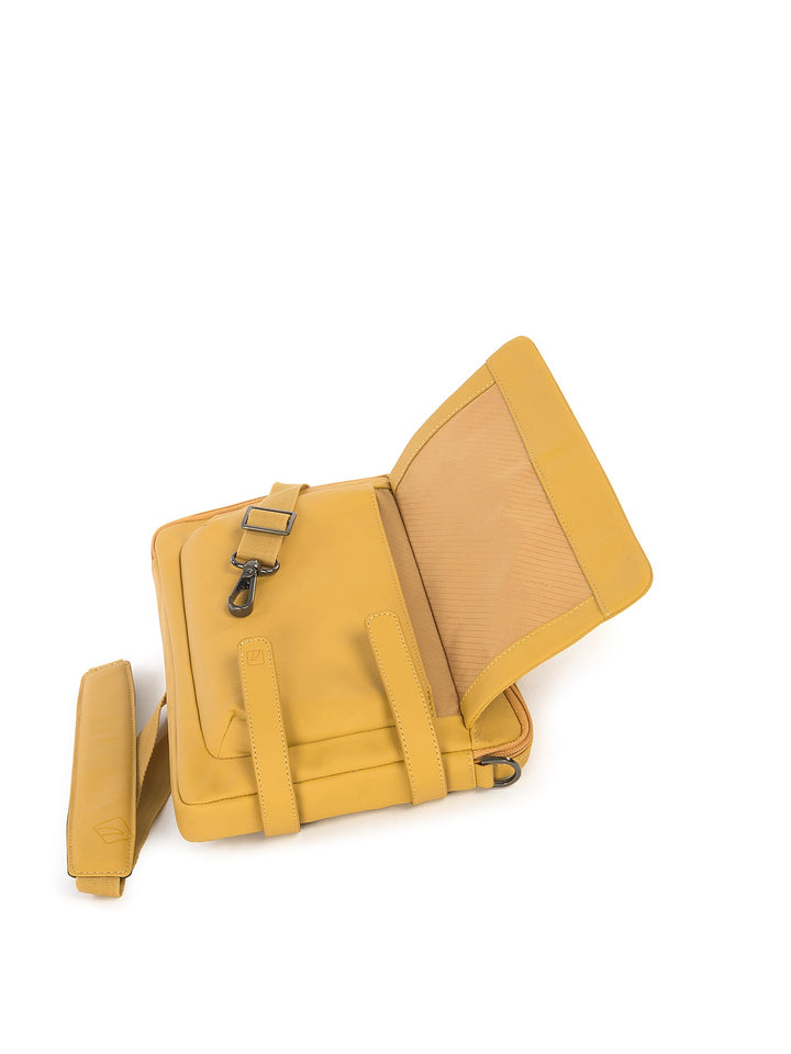 Borsa a tracolla unisex In Vera pelle Made in Italy 27x22x5,5 cm-4