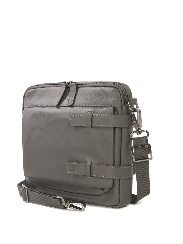 Borsa a tracolla unisex In Vera pelle Made in Italy 27x22x5,5 cm-1