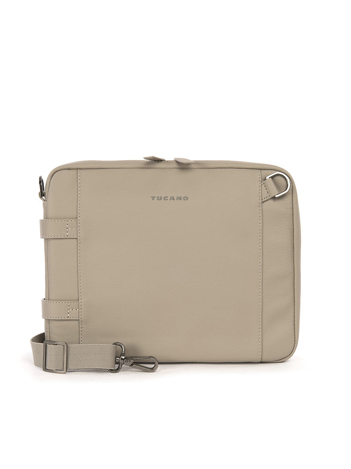 Borsa a tracolla unisex In Vera pelle Made in Italy 27x22x5,5 cm-3