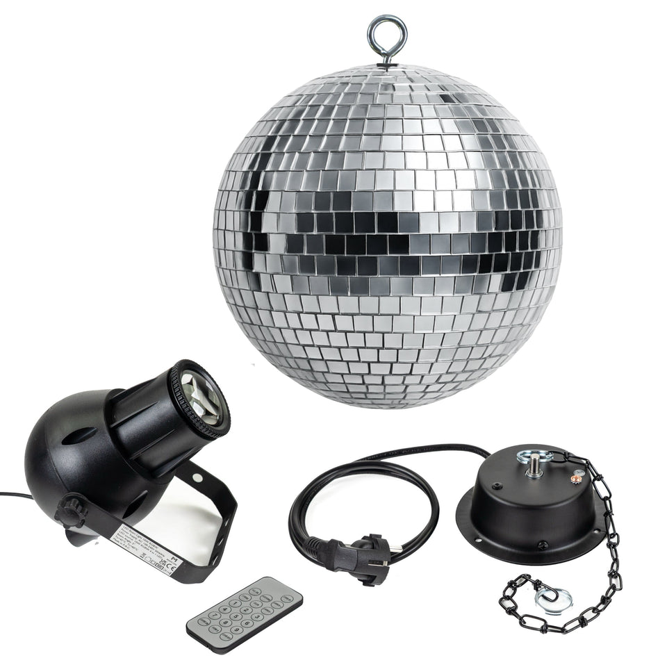 Marconi Mirror Ball with LED (20 cm)-0