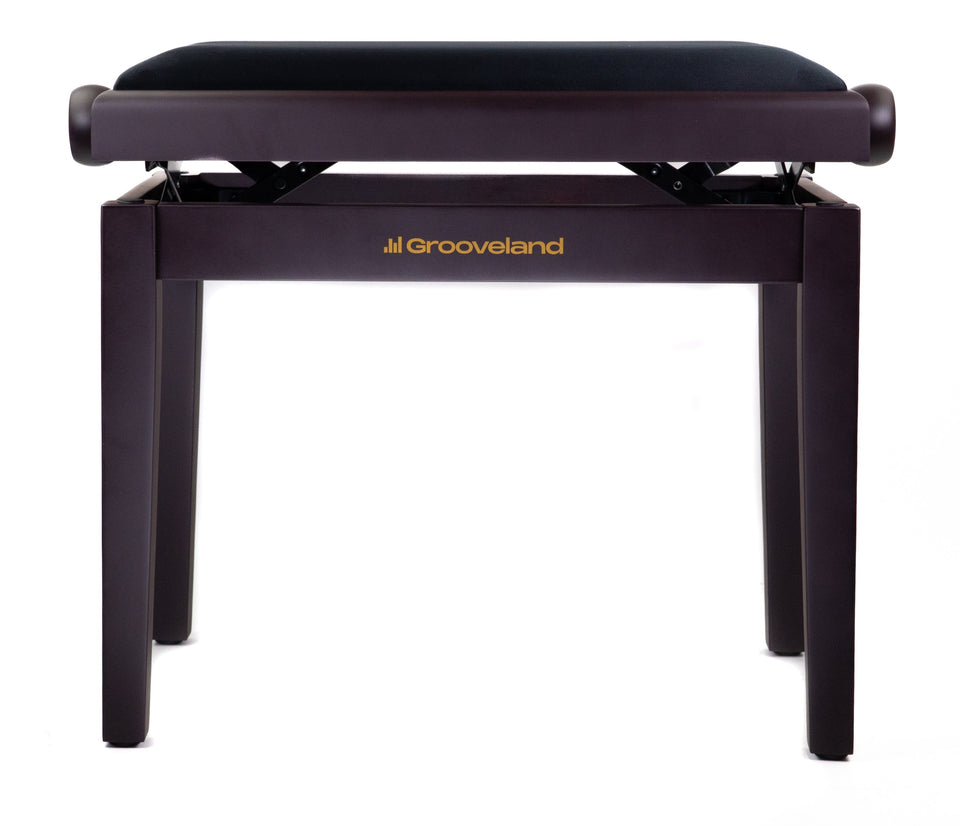 Grooveland KB200 Piano Bench (Rosewood)-2